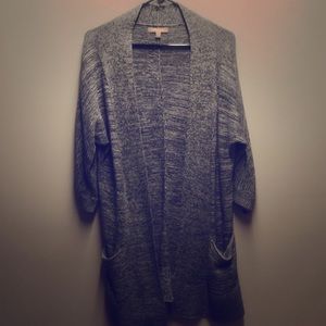 Banana republic long grey sweater